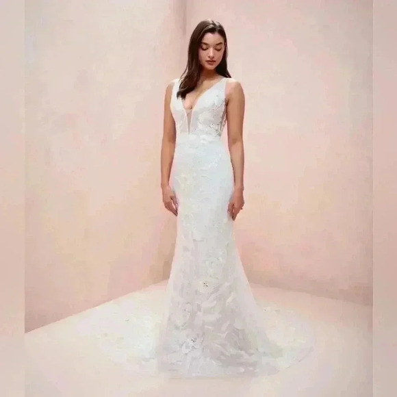 NWT Tara Keely Anthena Bridal Gown Size 12 - Picture 1 of 15